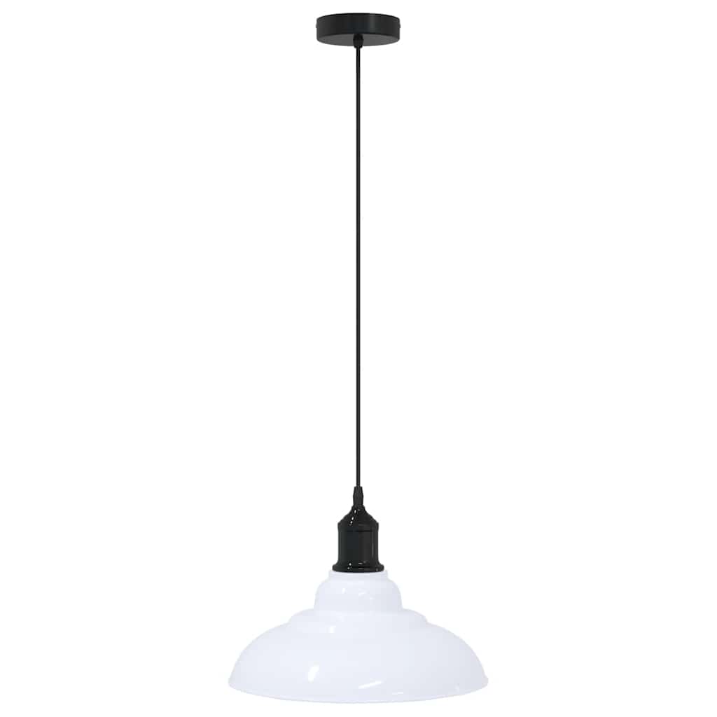 függőlámpa Magassága állítható E27 fényes fehér Ø 31 cm fém