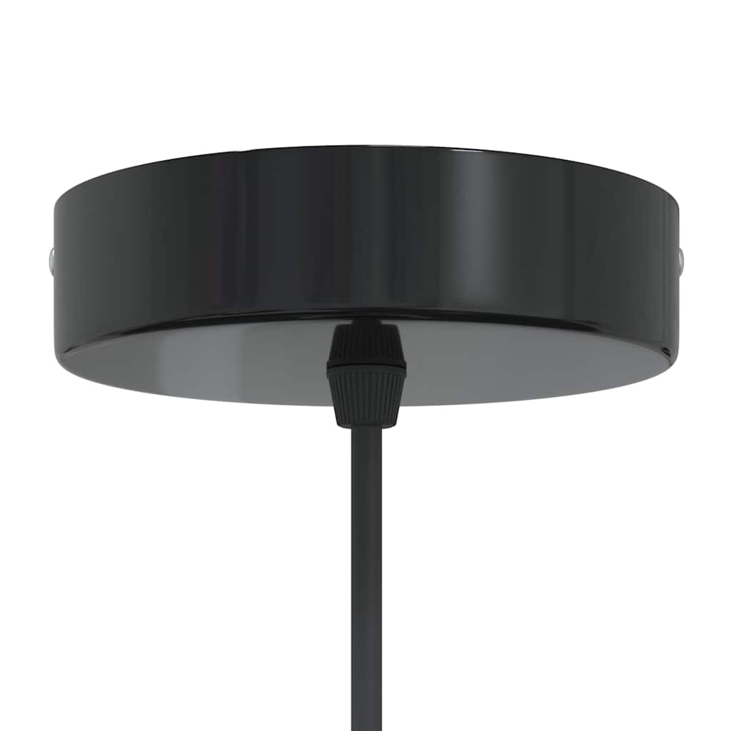 függőlámpák 2 db Állítható magasságú E27 fekete Ø 30 cm Fém