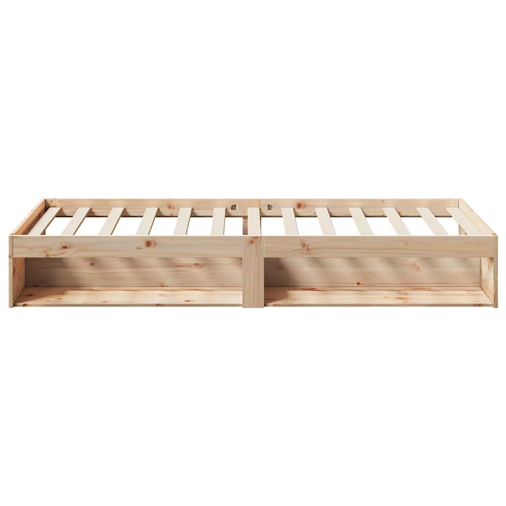 kanapéágy ágy matrac 75x190 cm tömör fa fenyőfa