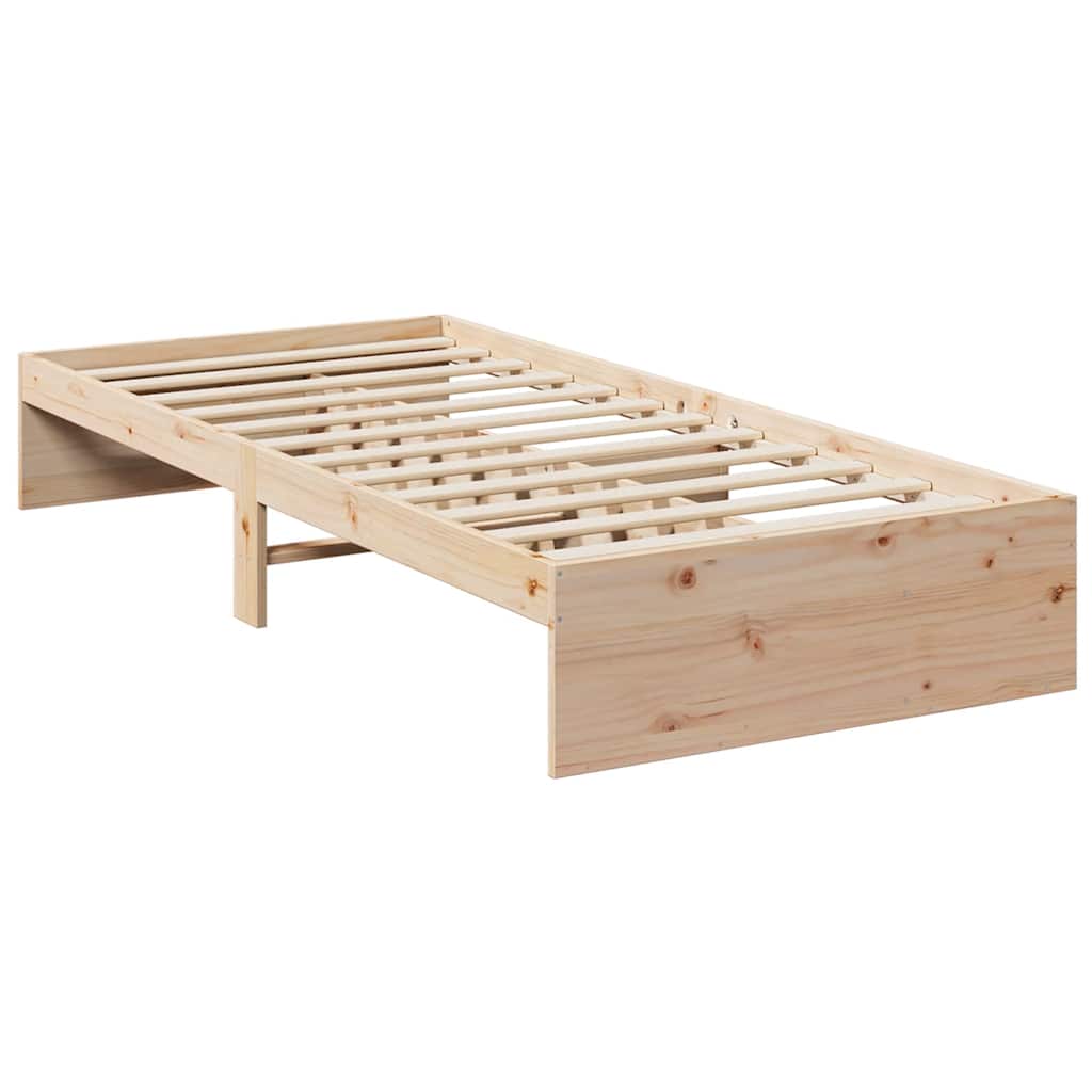 kanapéágy ágy matrac 75x190 cm tömör fa fenyőfa