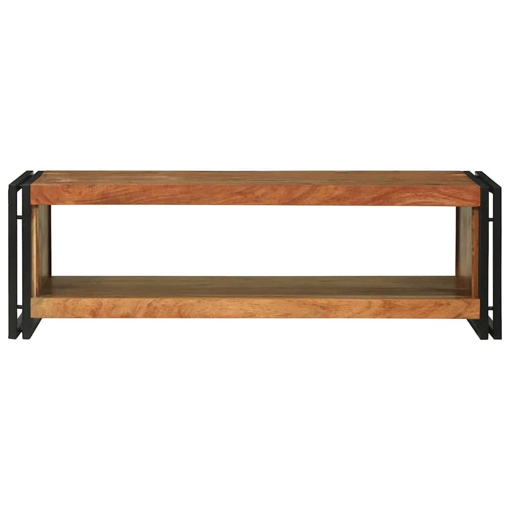 Dohányzóasztal Barna 120 x 50 x 38 cm tömör akácfa