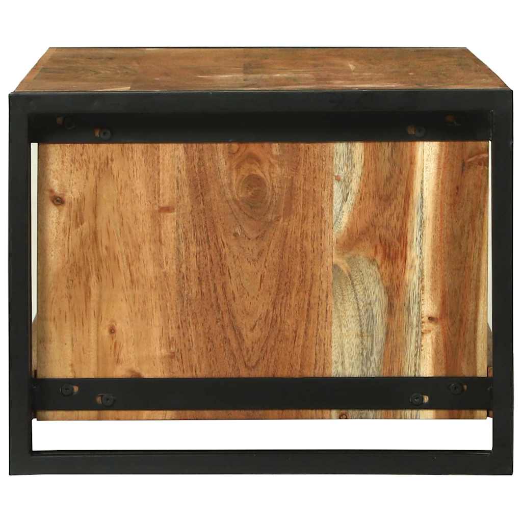 Dohányzóasztal Barna 120 x 50 x 38 cm tömör akácfa