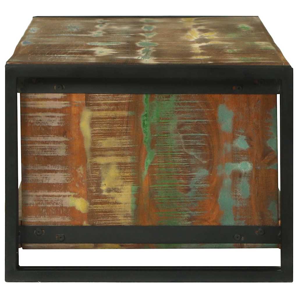 Dohányzóasztal Barna 120 x 50 x 38 cm tömör újrahasznosított fa