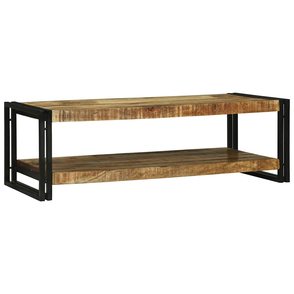 Dohányzóasztal Barna 120 x 50 x 38 cm tömör mangófa