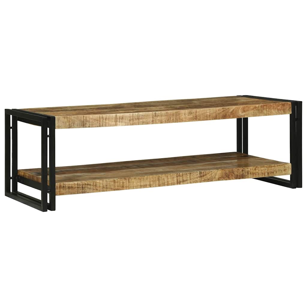 Dohányzóasztal Barna 120 x 50 x 38 cm tömör mangófa