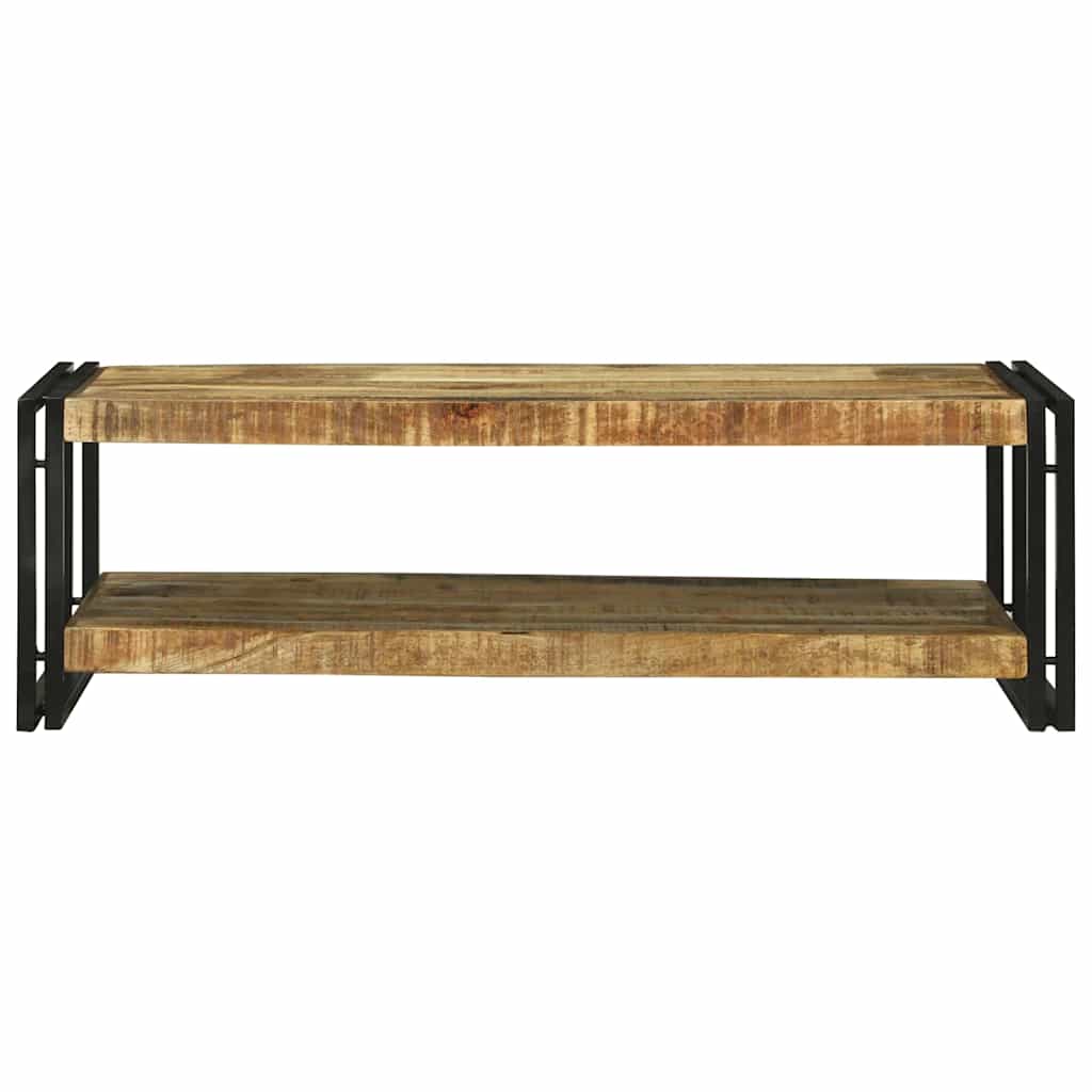 Dohányzóasztal Barna 120 x 50 x 38 cm tömör mangófa