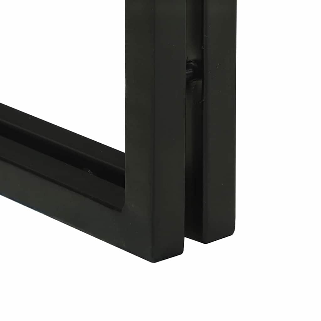 Dohányzóasztal 2 pcs Barna 48 x 40 x 40 cm tömör akácfa