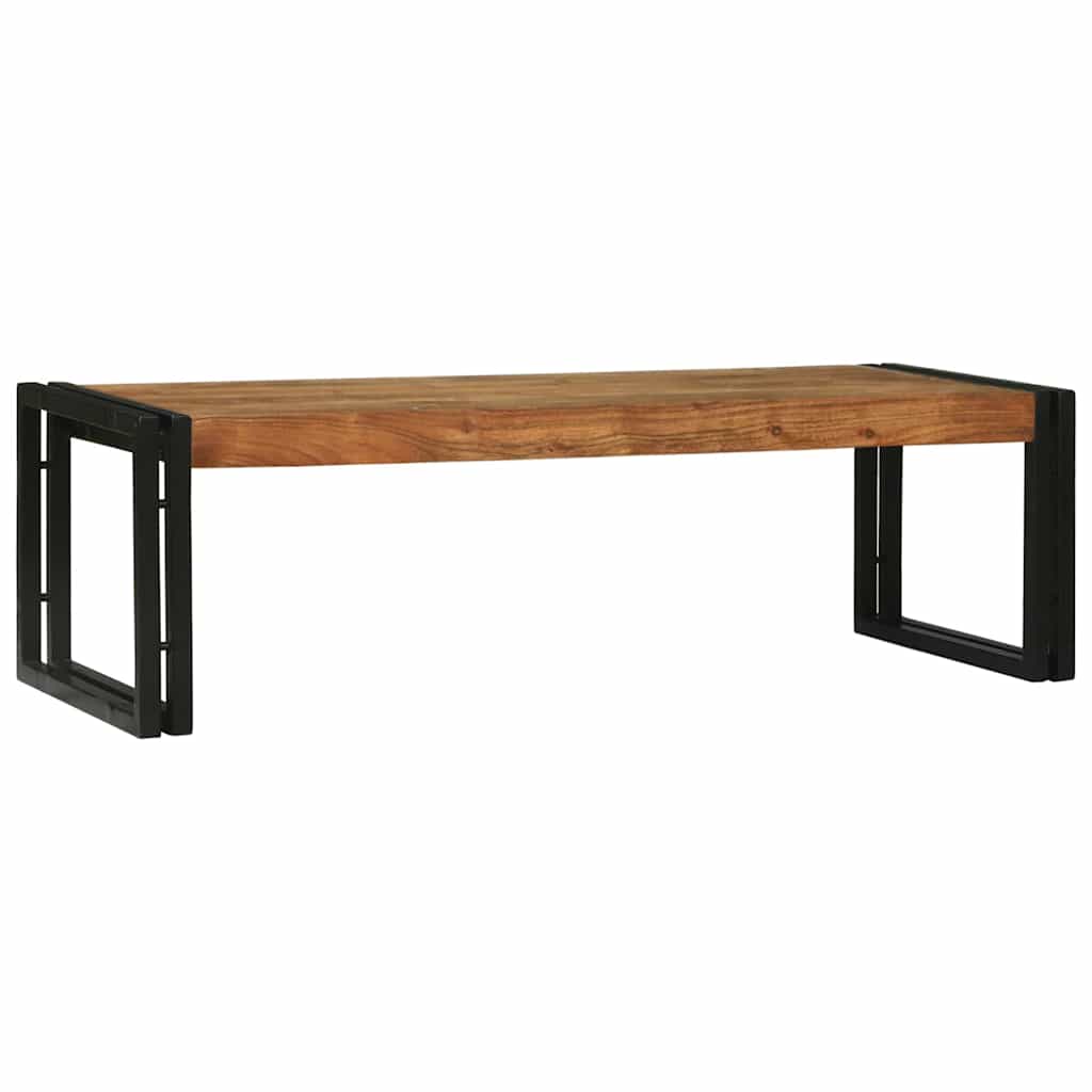 Dohányzóasztal 2 pcs Barna 48 x 40 x 40 cm tömör akácfa