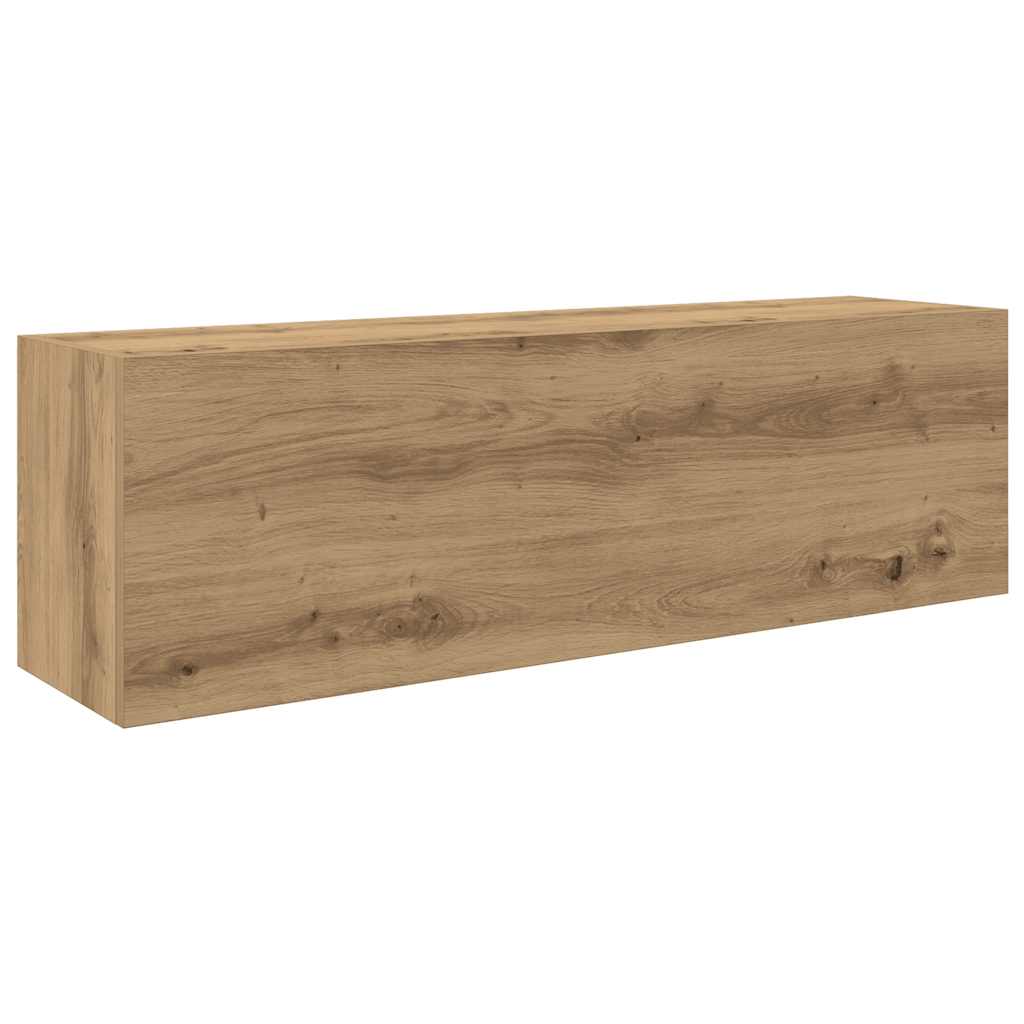 kézműves tölgy szerelt fa fali fürdőszobaszekrény 100x25x30 cm