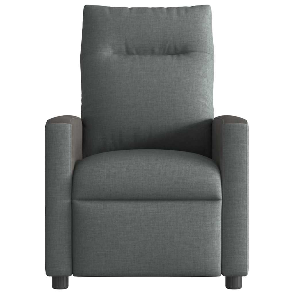 sötétszürke szövet relaxfotel