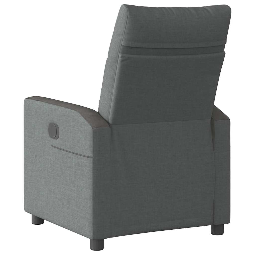 sötétszürke szövet relaxfotel