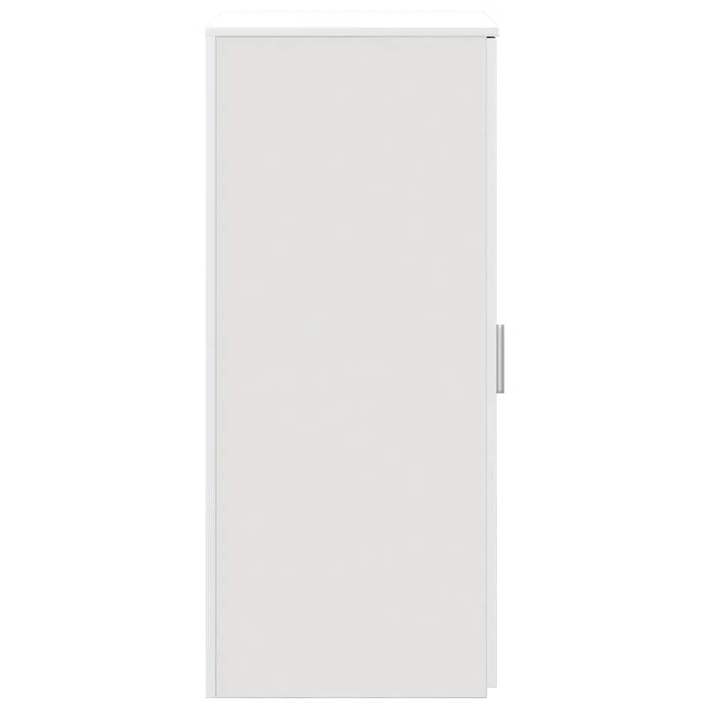 tároló szekrény fehér 50x45x103,5 cm szerelt fa