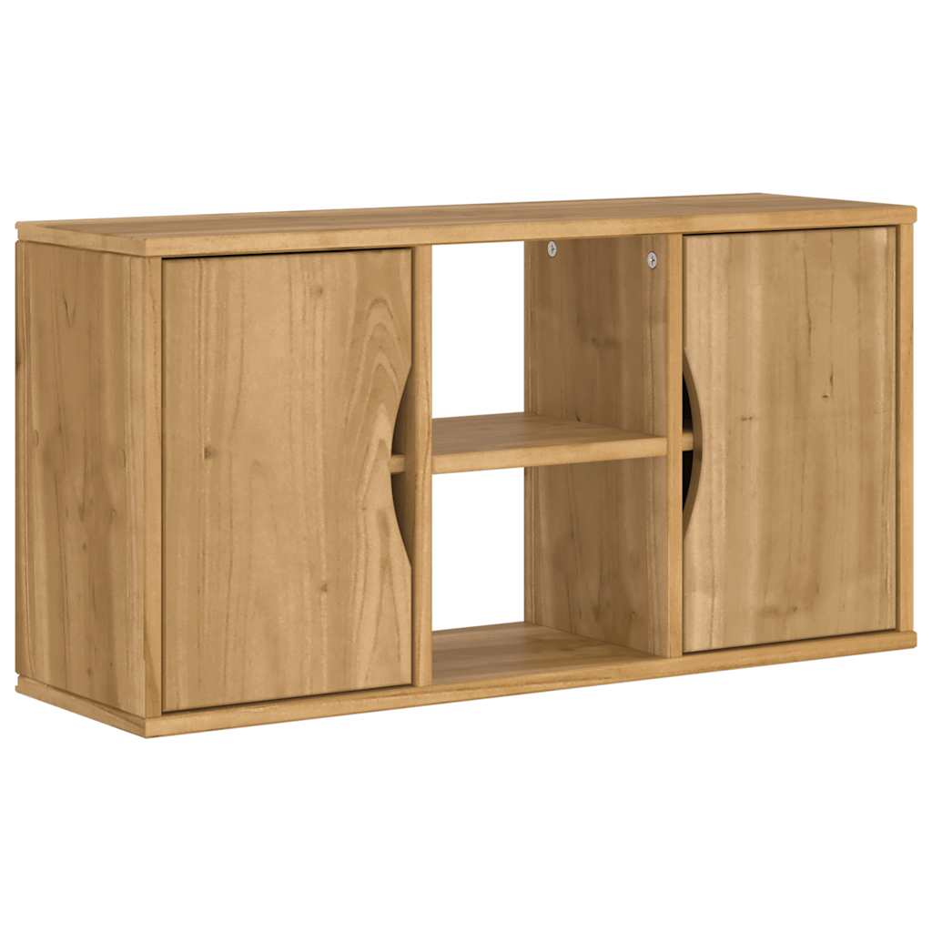 ODDA tömörfa fenyőfa TV szekrény 79x24x40 cm