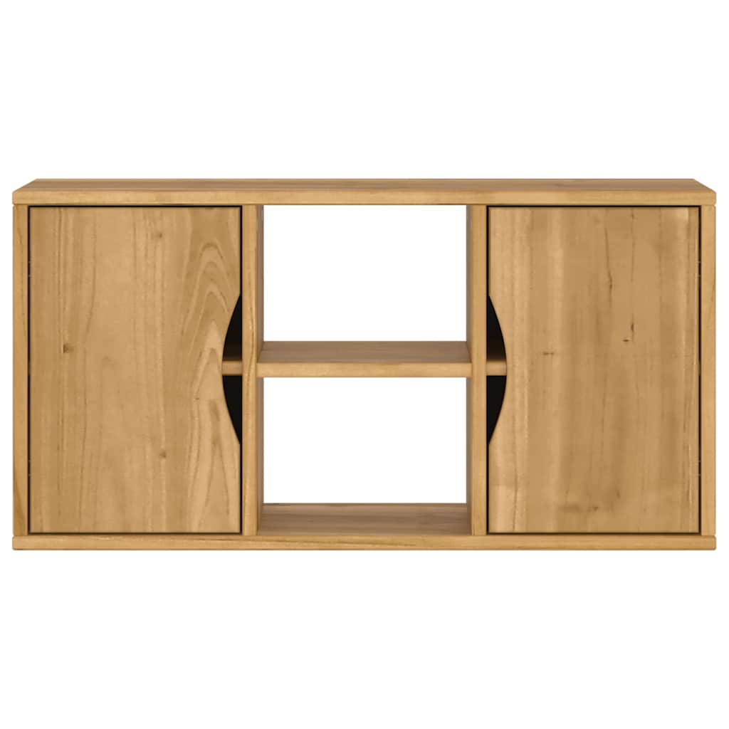 ODDA tömörfa fenyőfa TV szekrény 79x24x40 cm