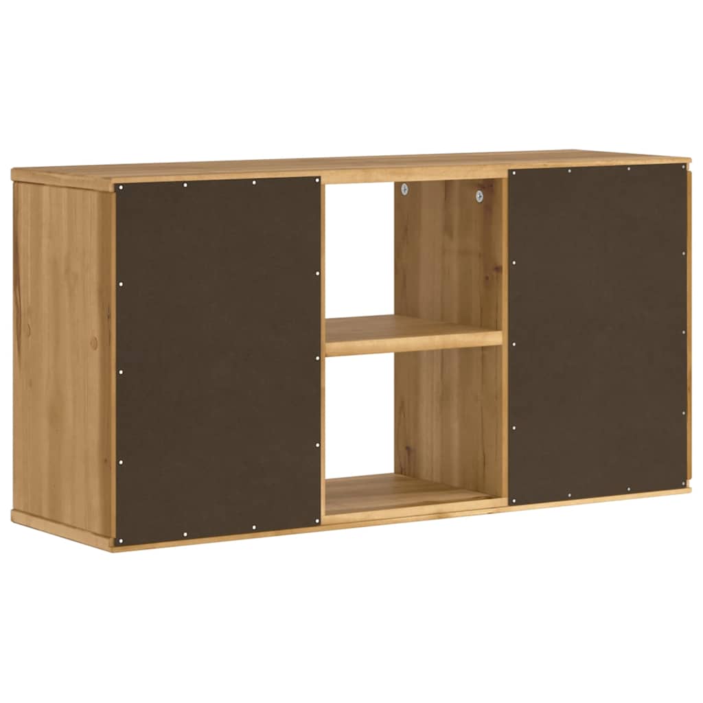ODDA tömörfa fenyőfa TV szekrény 79x24x40 cm