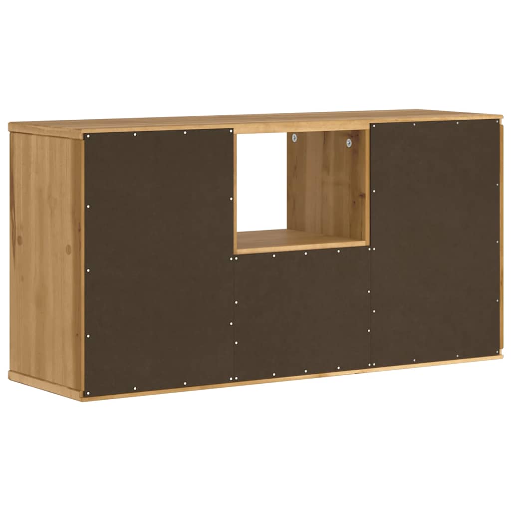 ODDA tömörfa fenyőfa TV szekrény fiókkal 79x24x40 cm