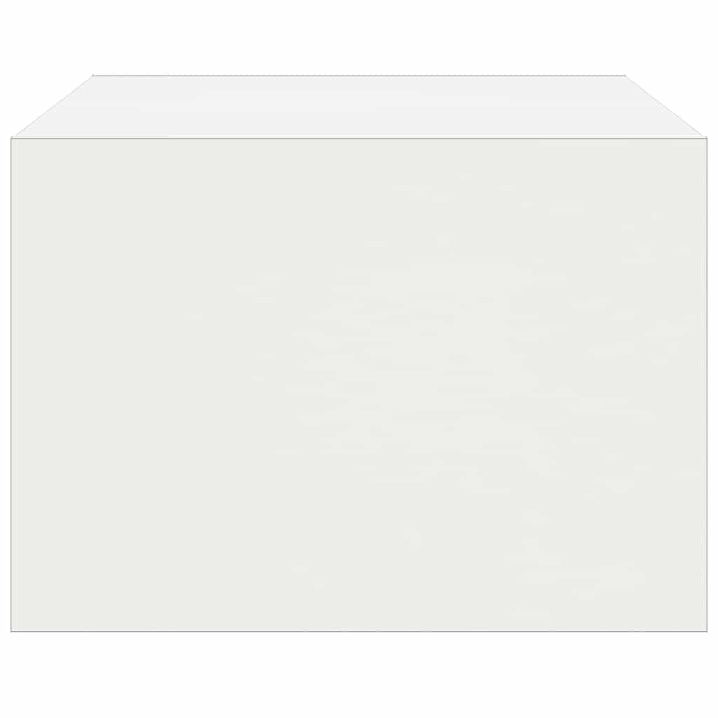 TV szekrény LED világítással fehér 75x35,5x25 cm