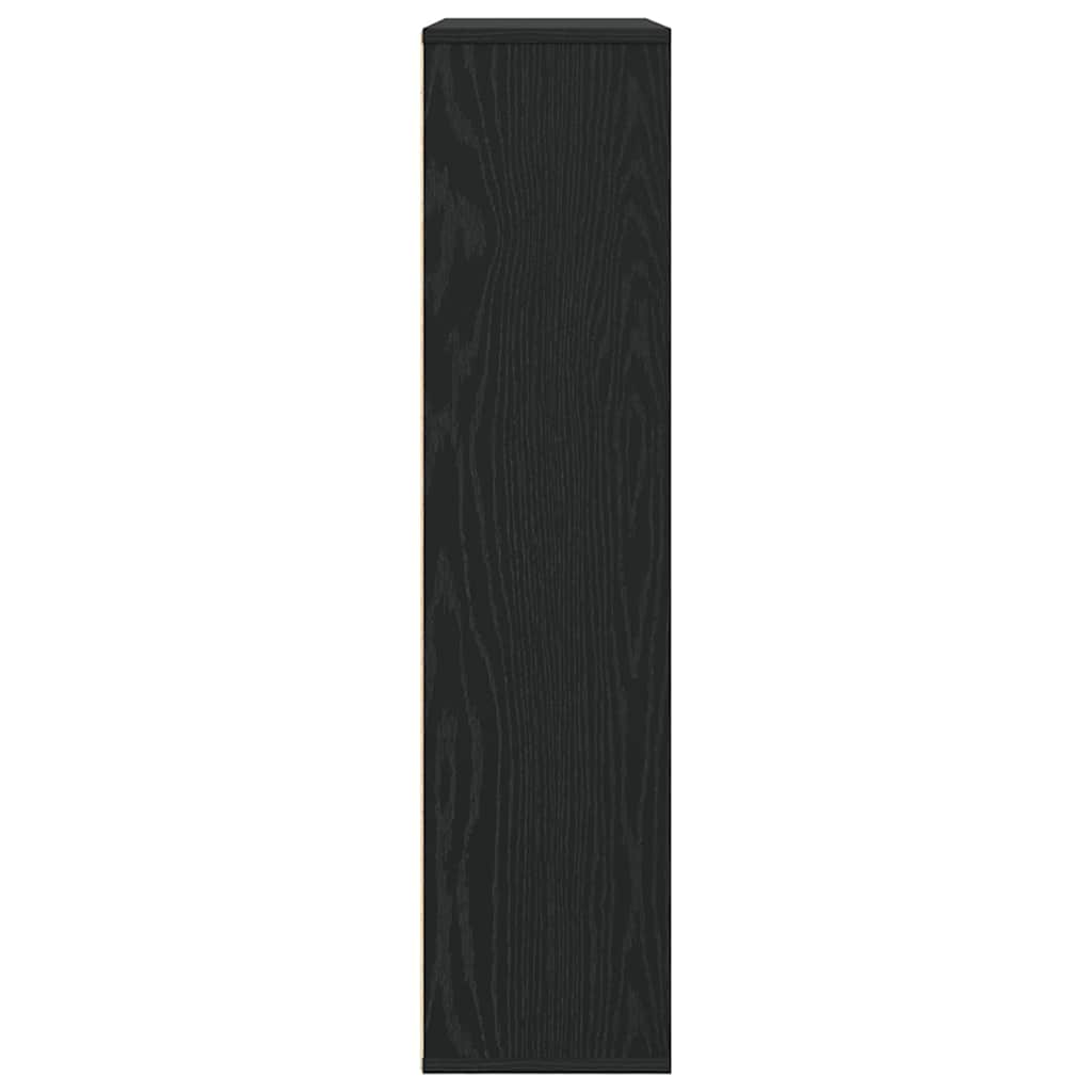 Könyvespolc fekete tölgy 89x24x101,5 cm Gépesített fa