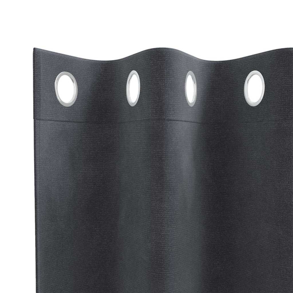 Függönyök függönyökkel 2 pcs Világosszürke 140 x 225 cm Bársony