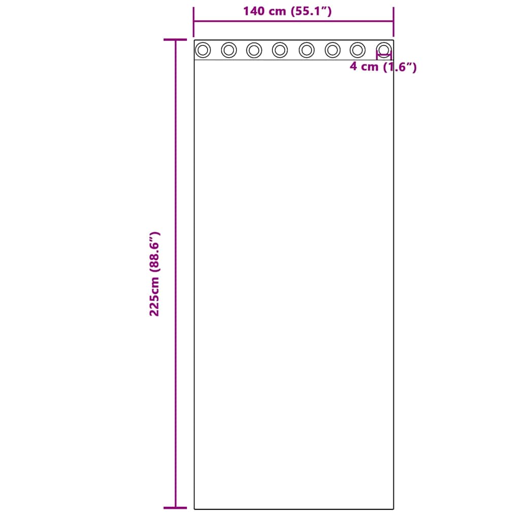 Függönyök függönyökkel 2 pcs Világosszürke 140 x 225 cm Bársony