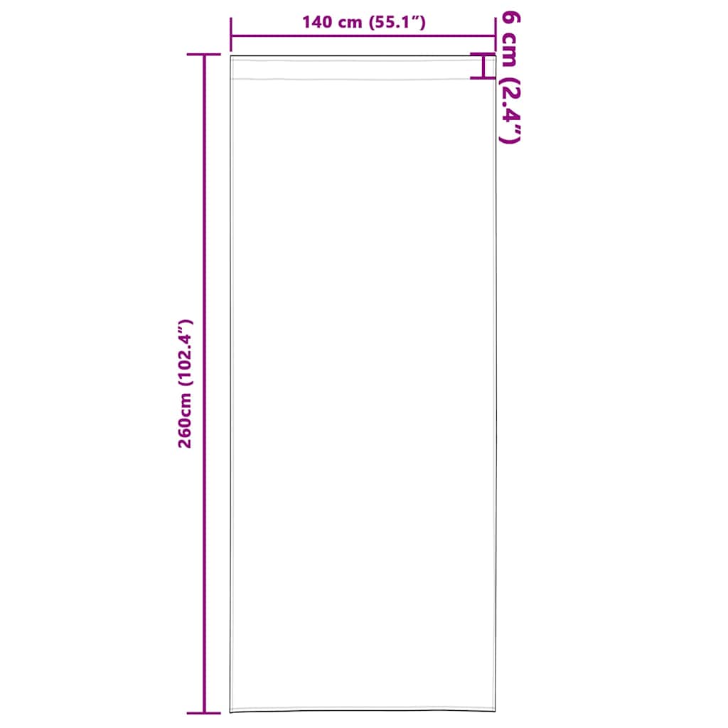 Függöny függönyökkel 2 pcs Ezüst szürke 260 x 140 cm Bársony