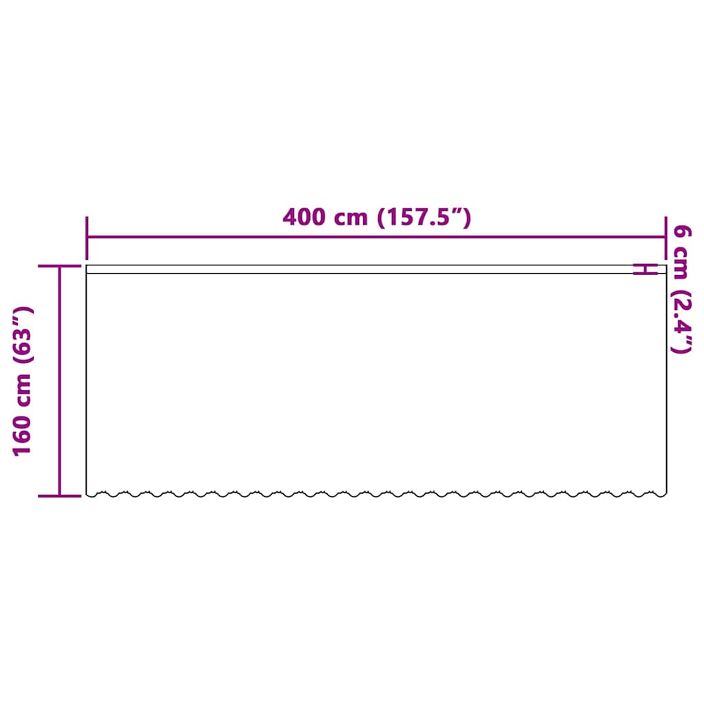 Függönyök függönyökkel Fehér 500x100cm Poliészter