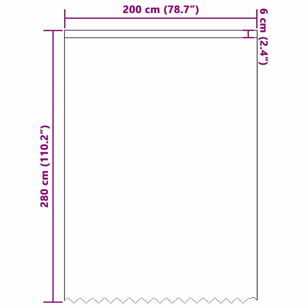 Függönyök függönyökkel Virágos Fehér 200 x 280 cm Poliészter