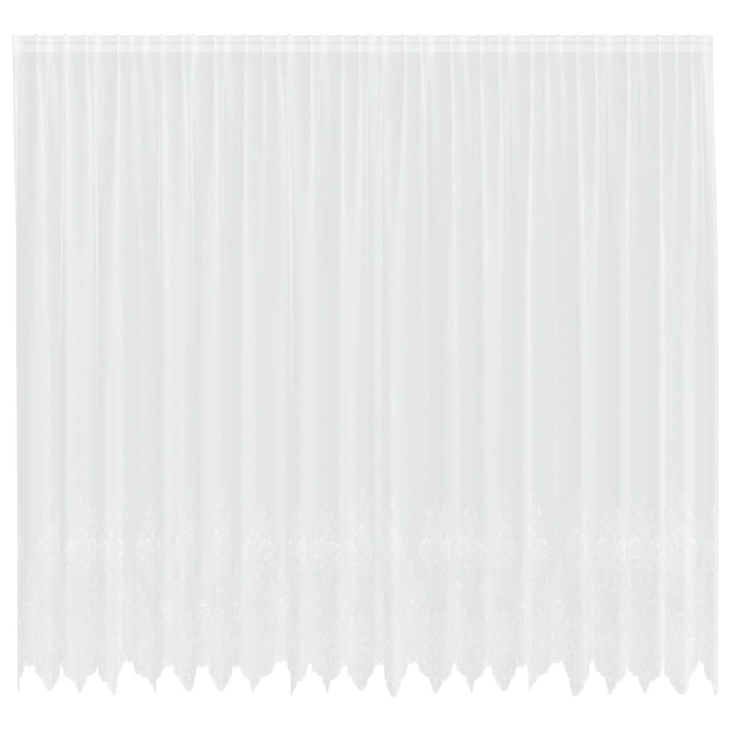 Függönyök függönyökkel Fehér 500x100cm Poliészter