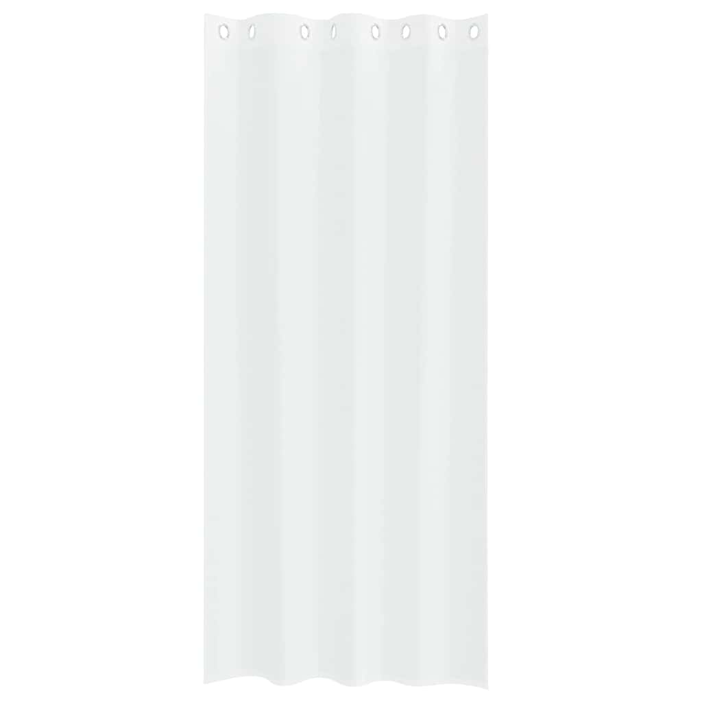 Függönyök függönyökkel 2 pcs Fehér 140x175cm Poliészter