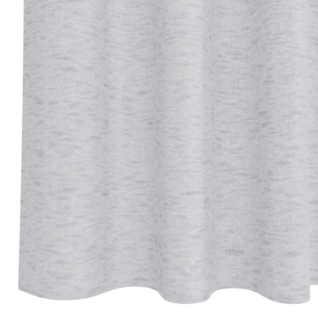 Függönyök függönyökkel 2 pcs Világosszürke 140x175cm Poliészter