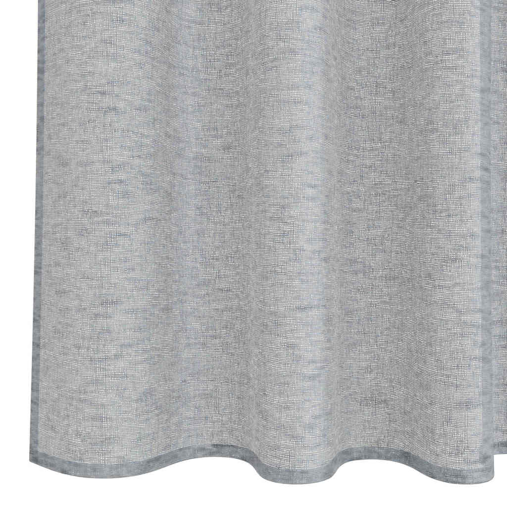 Függönyök függönyökkel 2 pcs Sötétszürke 140x175cm Poliészter