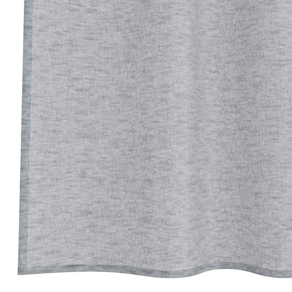 Függönyök függönyökkel 2 pcs Sötétszürke 140x175cm Poliészter