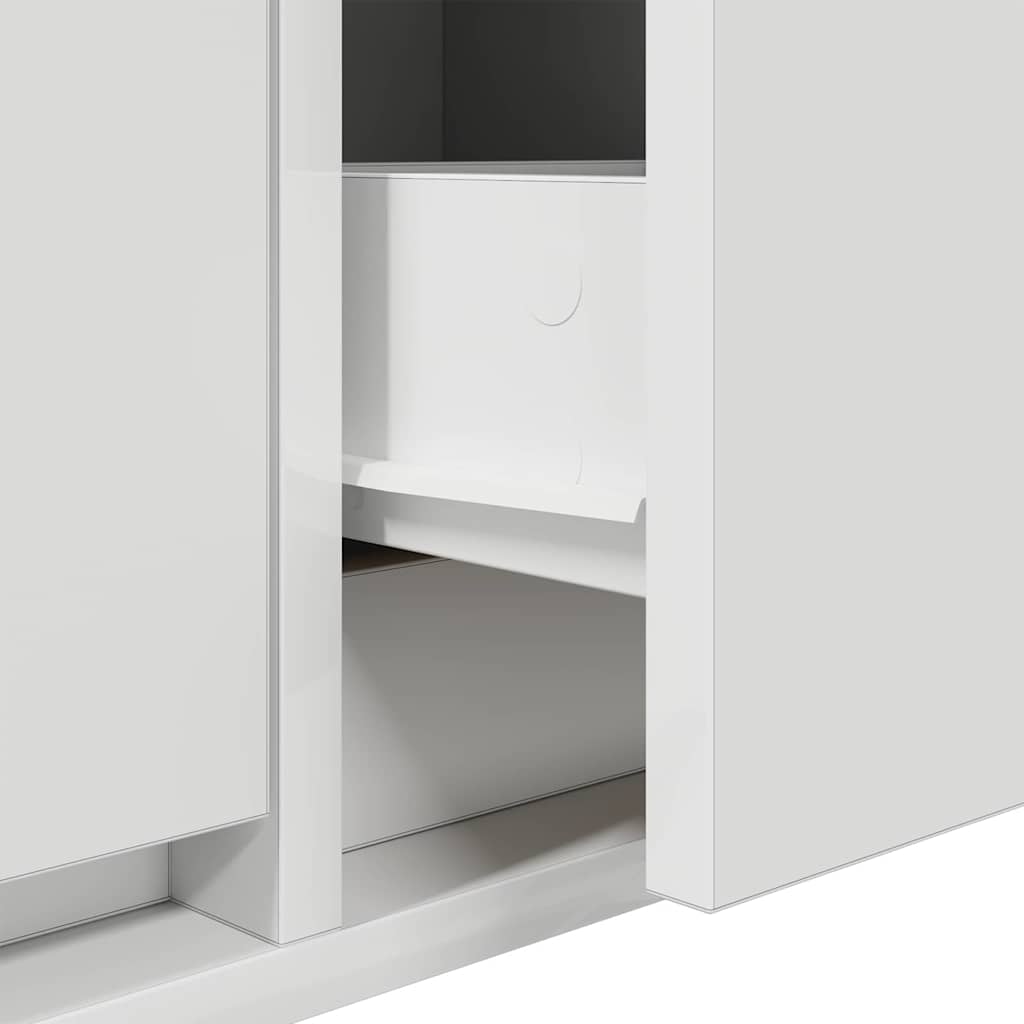TV szekrény fiókkal Fehér 100 x 31 x 25,5 cm Faanyag