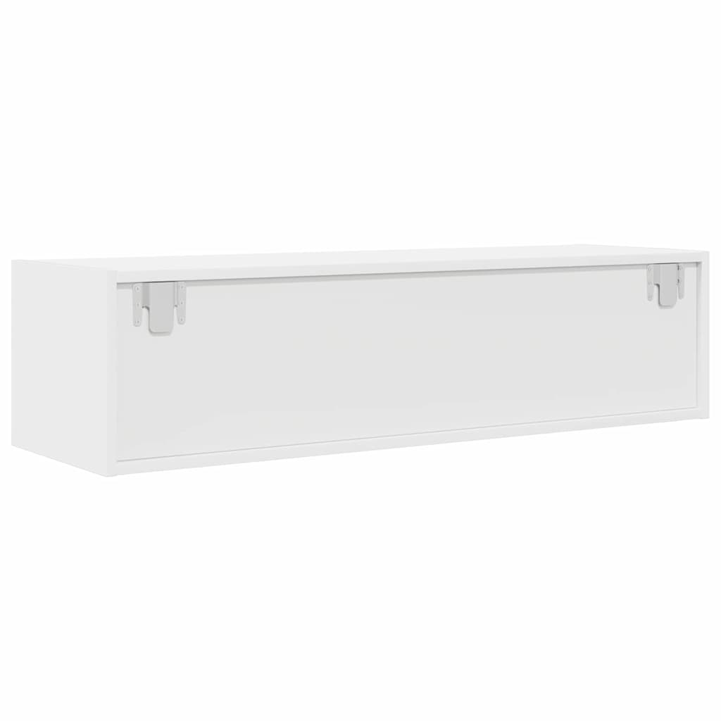 TV szekrény fiókkal Fehér 100 x 31 x 25,5 cm Faanyag