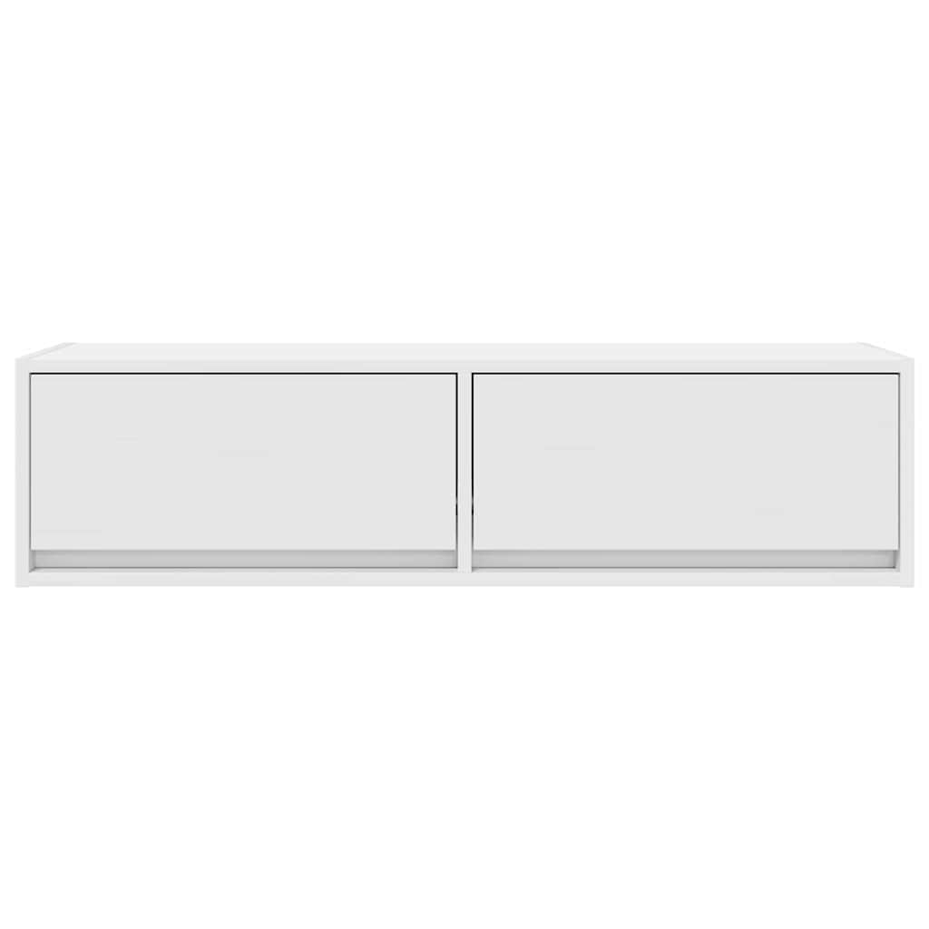 TV szekrény fiókkal Fehér 100 x 31 x 25,5 cm Faanyag