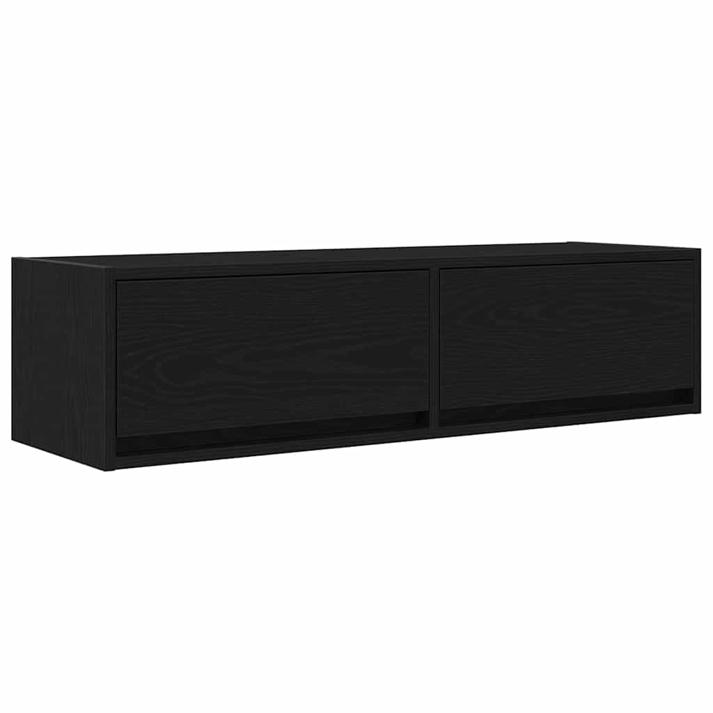 TV szekrény fiókkal Musta tammi 100 x 31 x 25,5 cm Faanyag