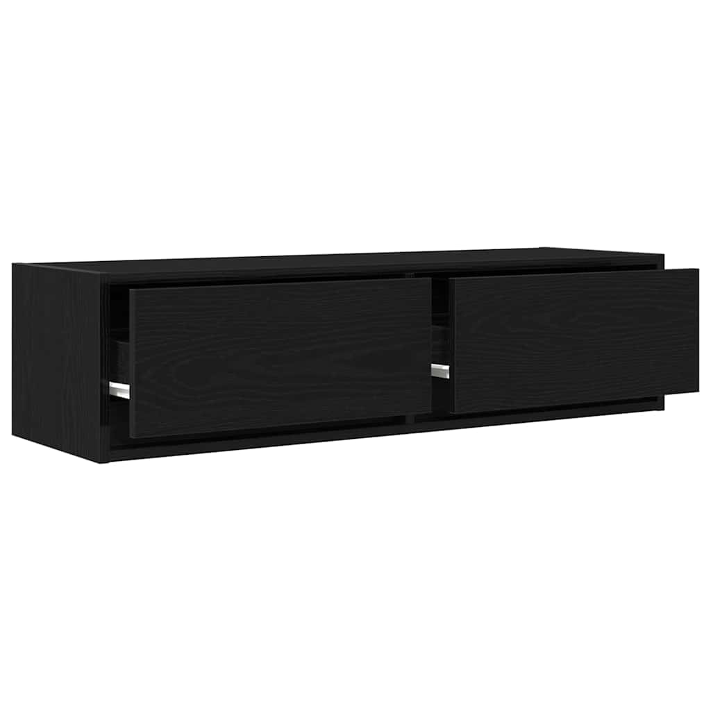 TV szekrény fiókkal Musta tammi 100 x 31 x 25,5 cm Faanyag