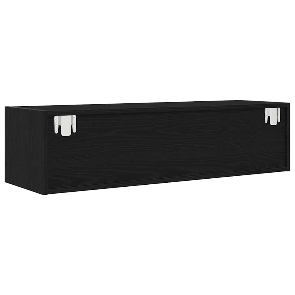 TV szekrény fiókkal Musta tammi 100 x 31 x 25,5 cm Faanyag