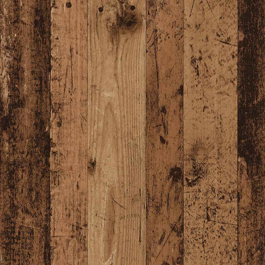 antik hatású szerelt fa TV-szekrény 80x35x54 cm