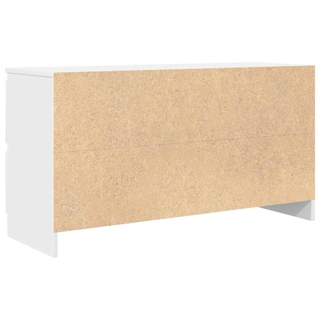 fehér szerelt fa TV-szekrény 100x35x54 cm
