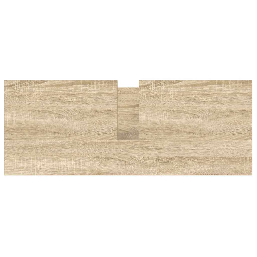 sonoma tölgy fürdőszobai mosdószekrény fiókokkal 90x34,5x60 cm