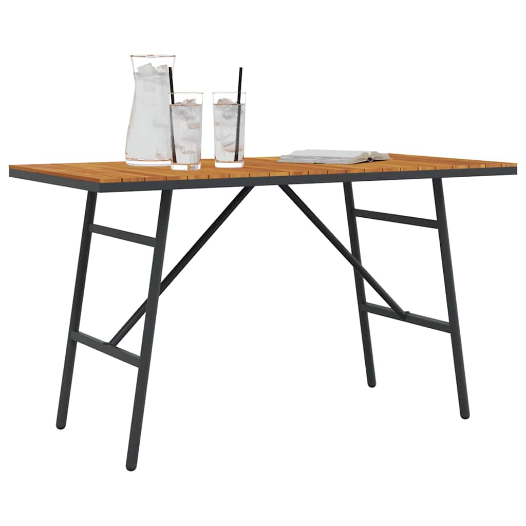 Étkezőasztal Barna 110 x 55 x 62 cm Tömör akácfa