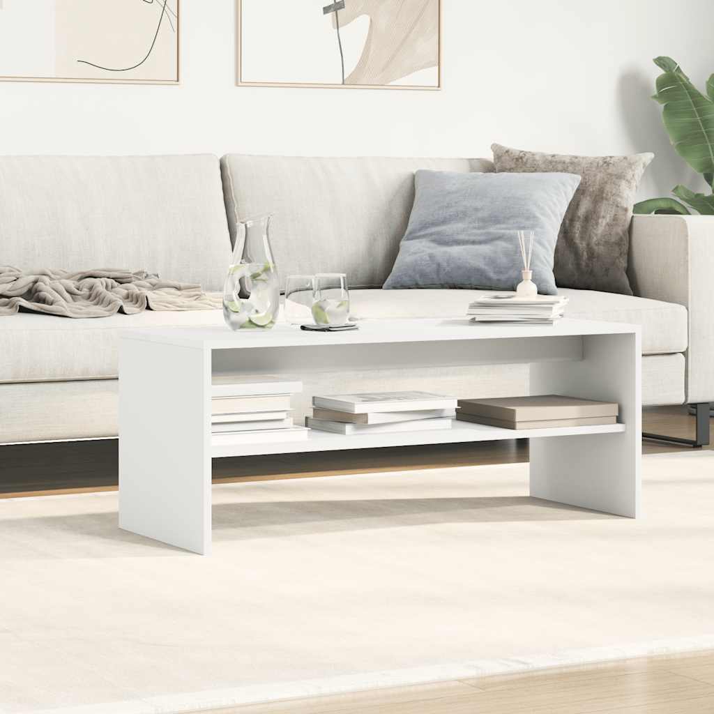 fehér forgácslap TV-szekrény 100 x 40 x 40 cm