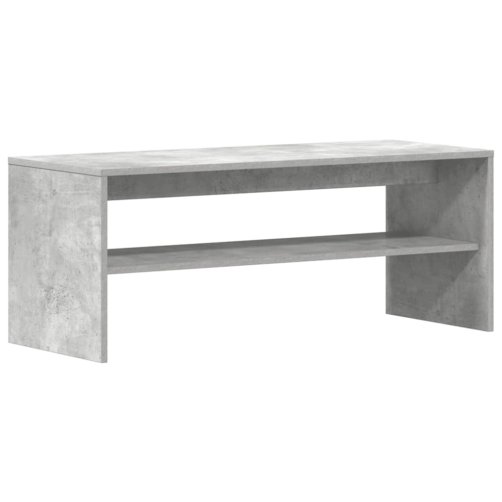 betonszürke forgácslap TV-szekrény 100 x 40 x 40 cm
