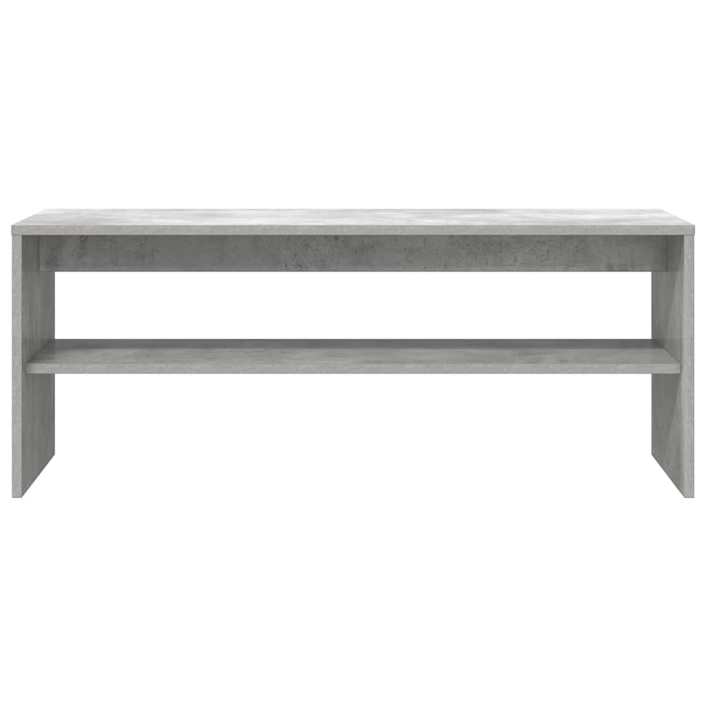 betonszürke forgácslap TV-szekrény 100 x 40 x 40 cm