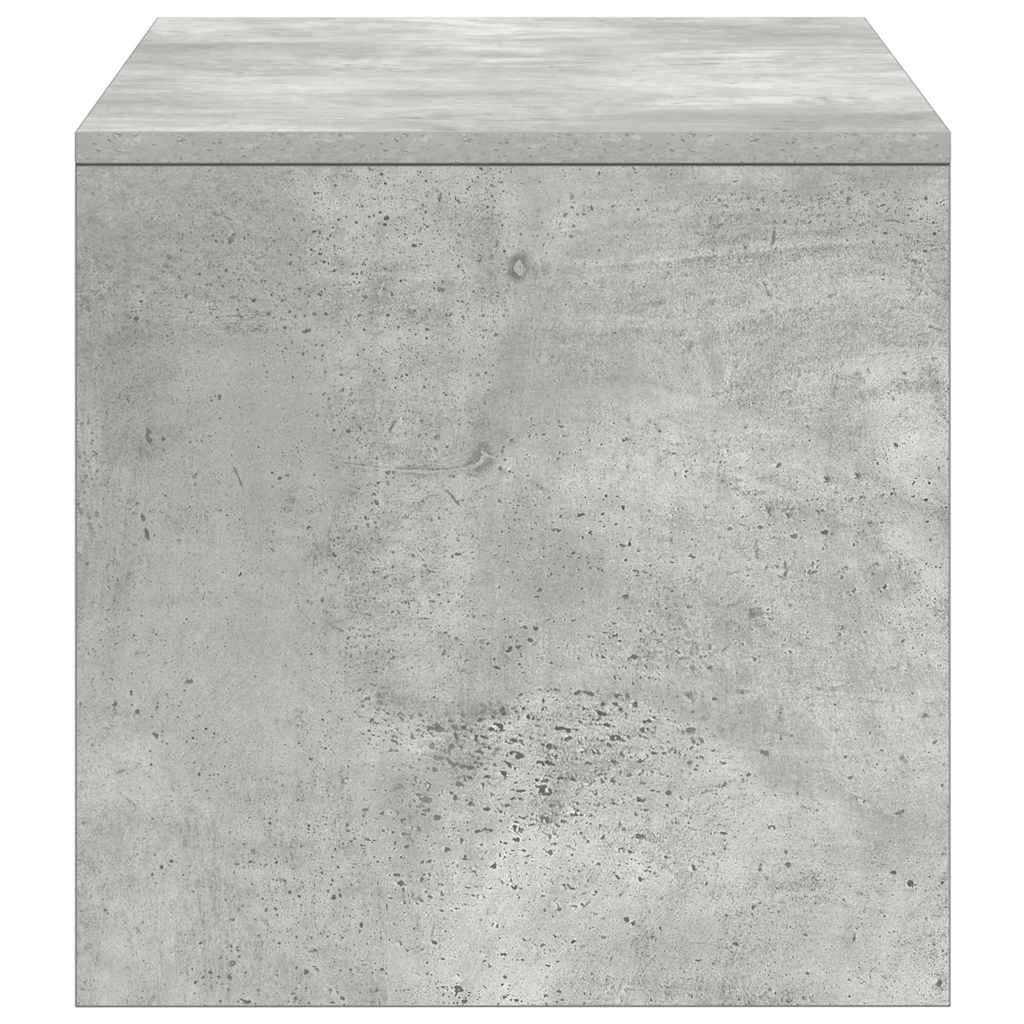 betonszürke forgácslap TV-szekrény 100 x 40 x 40 cm