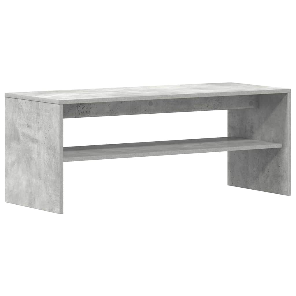 betonszürke forgácslap TV-szekrény 100 x 40 x 40 cm