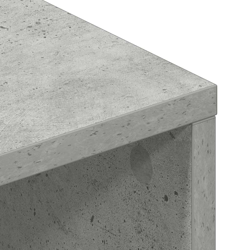 betonszürke forgácslap TV-szekrény 100 x 40 x 40 cm