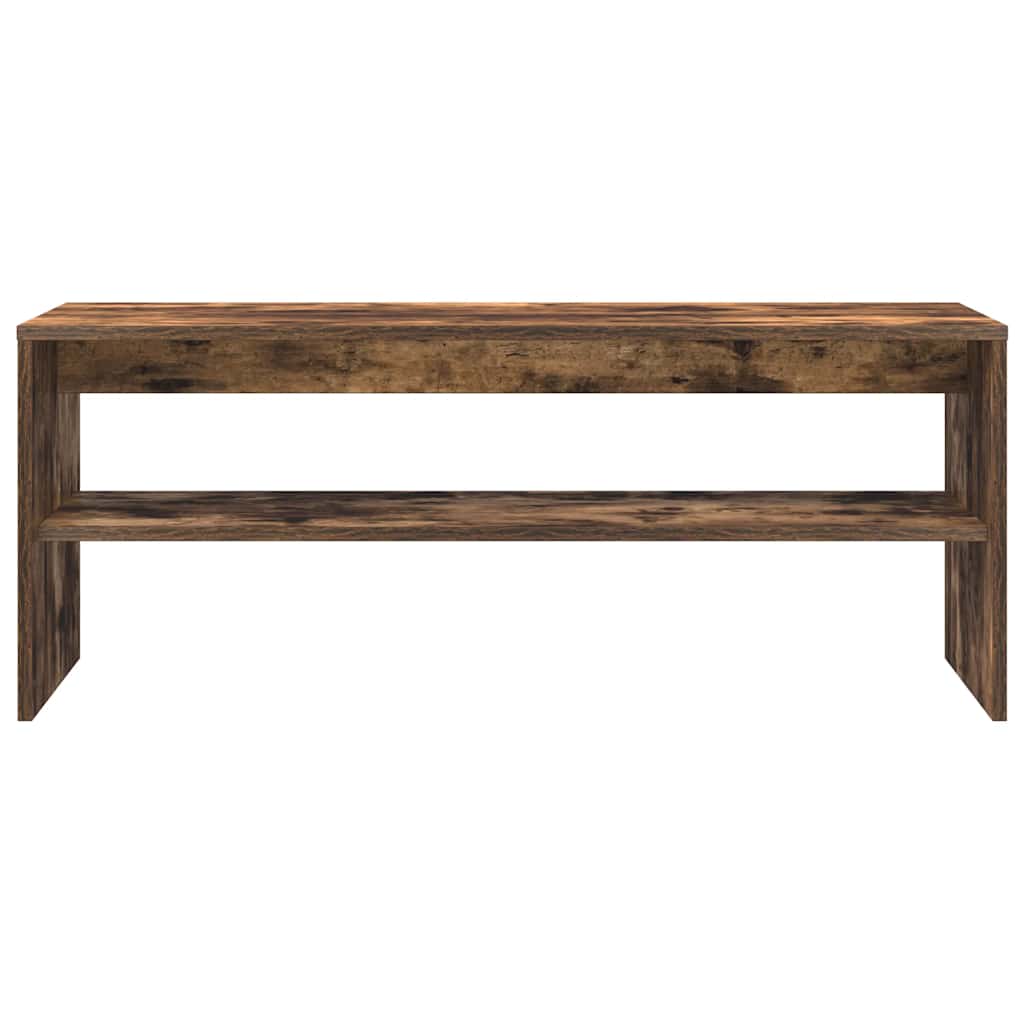 füstös tölgy színű szerelt fa TV-szekrény 100 x 40 x 40 cm