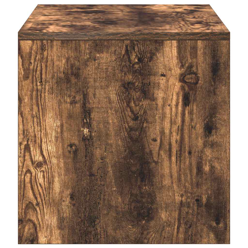 füstös tölgy színű szerelt fa TV-szekrény 100 x 40 x 40 cm